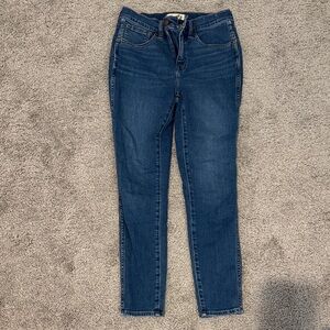 Madewell Dark Blue Skinny Jeans 26 Petite